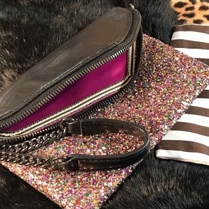 Henri Bendel Multi-Color Dynamic Sparkle Wristlet